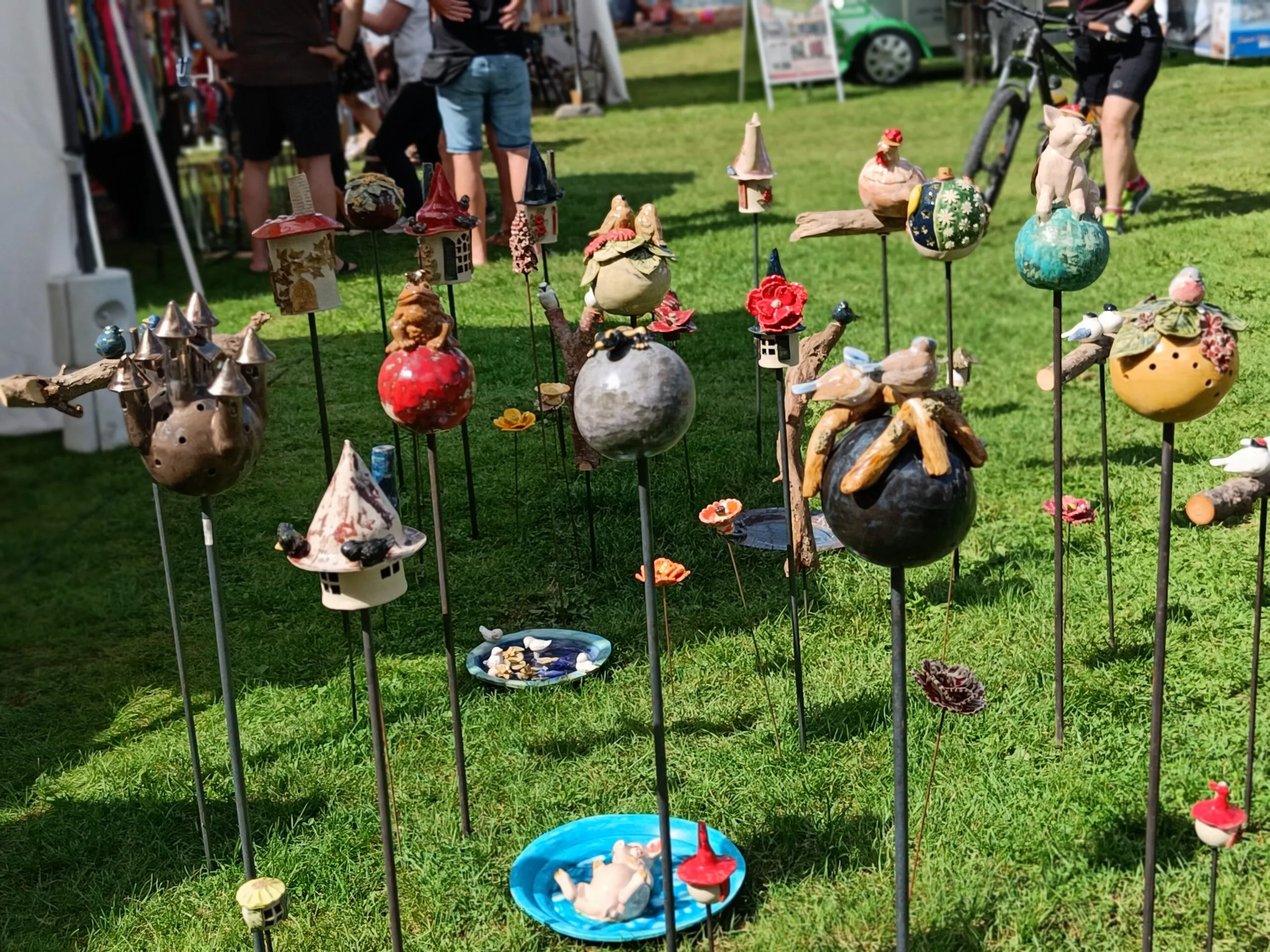 Impression vom Kunsthandwerkermarkt in Nördlingen